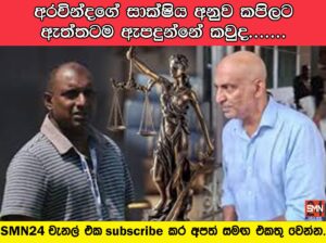 අරවින්දගේ සාක්ෂිය අනුව කපිලට ඇත්තටම ඇපදුන්නේ කවුද…….