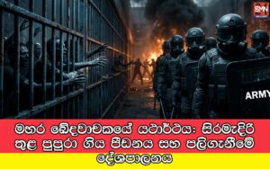 මහර ඛේදවාචකයේ යථාර්ථය, සිරමැදිරි තුළ පුපුරා ගිය පීඩනය සහ පලිගැනීමේ දේශපාලනය