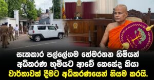 බාලවයස්කාර දැරියක් ලිංගික අපයෝජනයට ලක්කල බවට වන නඩුවක චූදිතයෙකු ප්‍රභූ දොරටුවකින් ආවේ කොහොමද…